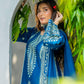 Zafiro Royal Blue 3PC Embroidered Lawn Suit – VLZ-0084