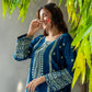 Zafiro Royal Blue 3PC Embroidered Lawn Suit – VLZ-0084