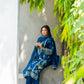 Zafiro Royal Blue 3PC Embroidered Lawn Suit – VLZ-0084