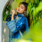 Zafiro Royal Blue 3PC Embroidered Lawn Suit – VLZ-0084