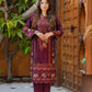 Ciruela Plum 2PC Embroidered Lawn Pret – VLZ-0076