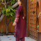 Ciruela Plum 2PC Embroidered Lawn Pret – VLZ-0076