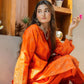 Candela Burnt Orange 2PC Embroidered Lawn Pret – VLZ-0075