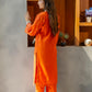 Candela Burnt Orange 2PC Embroidered Lawn Pret – VLZ-0075