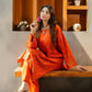 Candela Burnt Orange 2PC Embroidered Lawn Pret – VLZ-0075