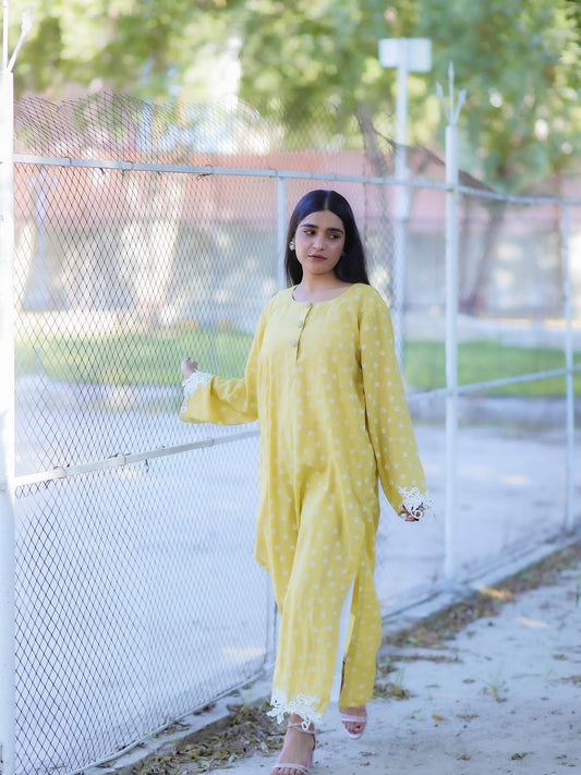 Oro – 2PC Cotton Silk Pret Set