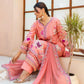 Rosé Aura Peach Pink 3PC Embroidered Lawn Suit – VLZ – 0083