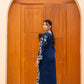 Azul Marino Navy Blue 2PC Embroidered Lawn Pret – VLZ-0071