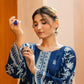 Azul Marino Navy Blue 2PC Embroidered Lawn Pret – VLZ-0071