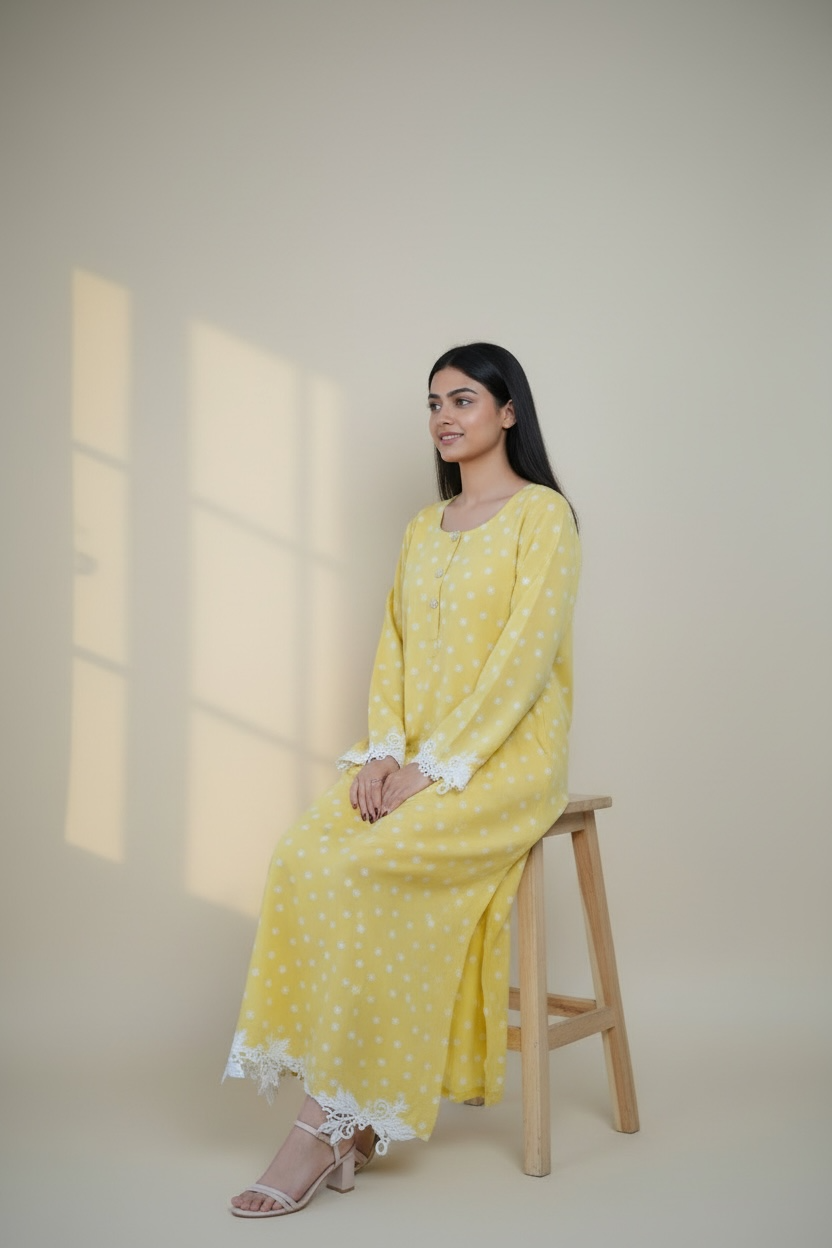 Oro – 2PC Cotton Silk Pret Set - Image 3