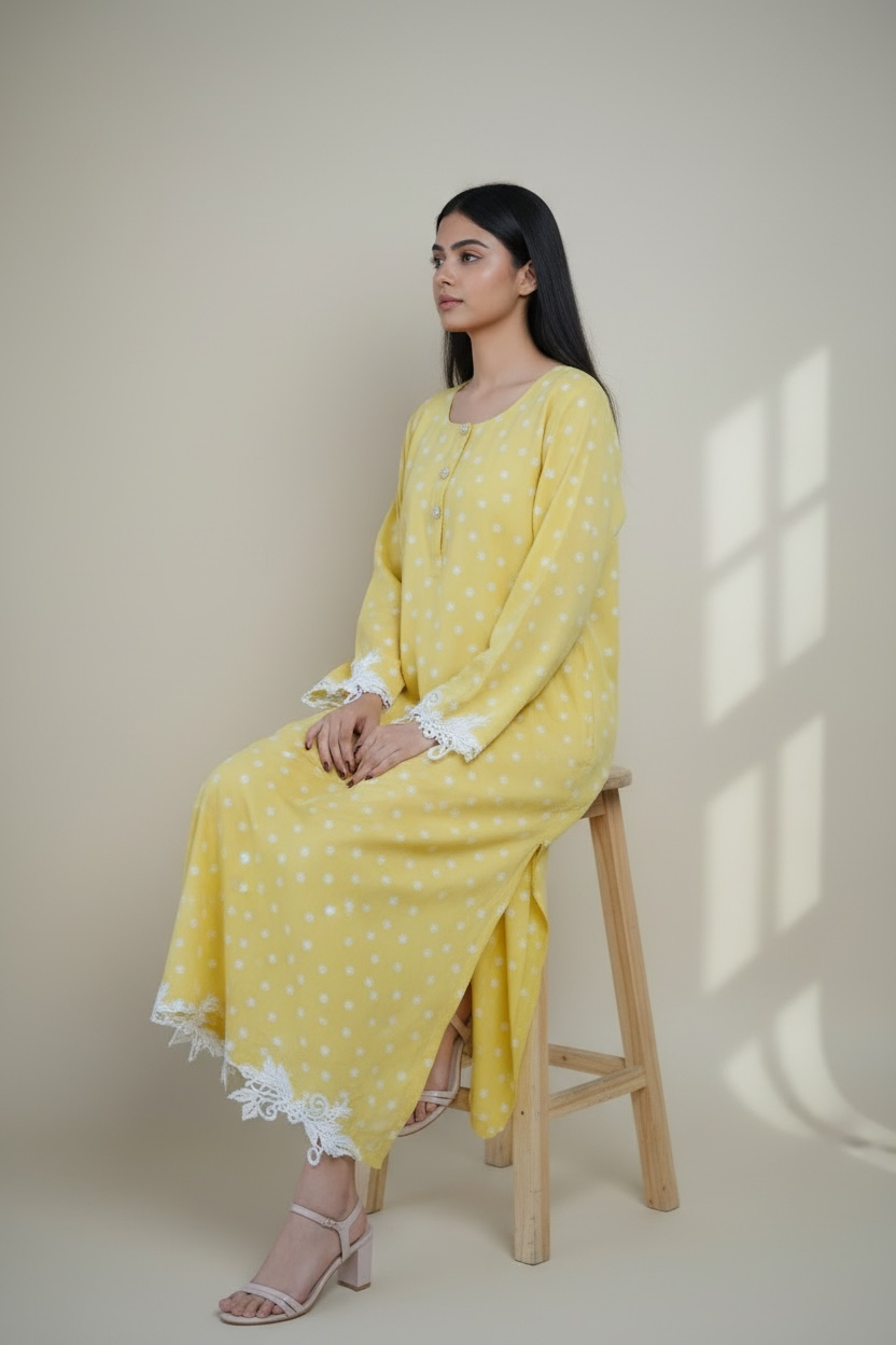 Oro – 2PC Cotton Silk Pret Set - Image 5